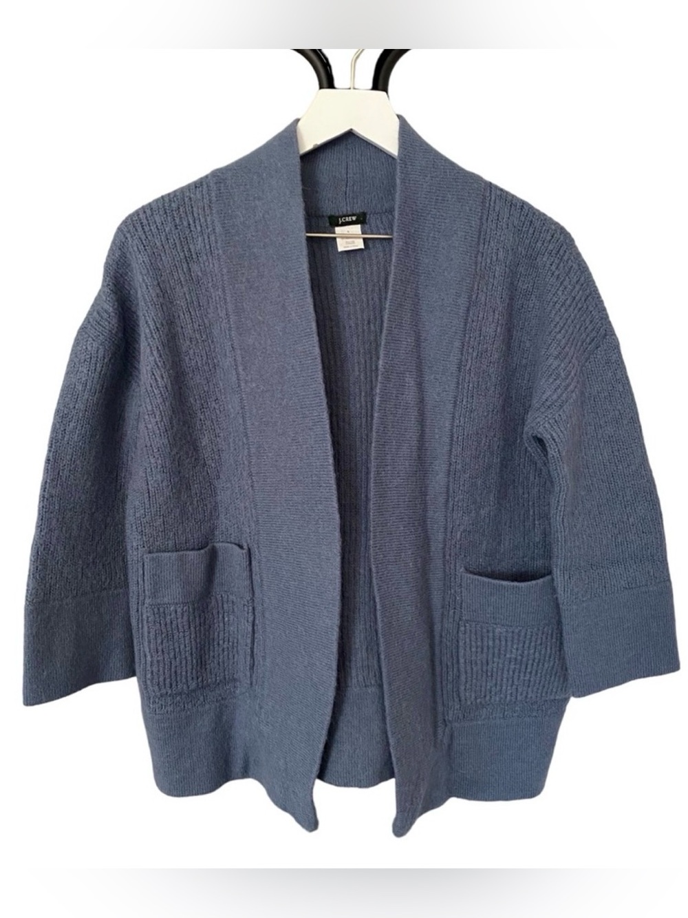 J. Crew Alpaca - Merino Wool Blend Open Front Cardigan Sweater Womens Size Small